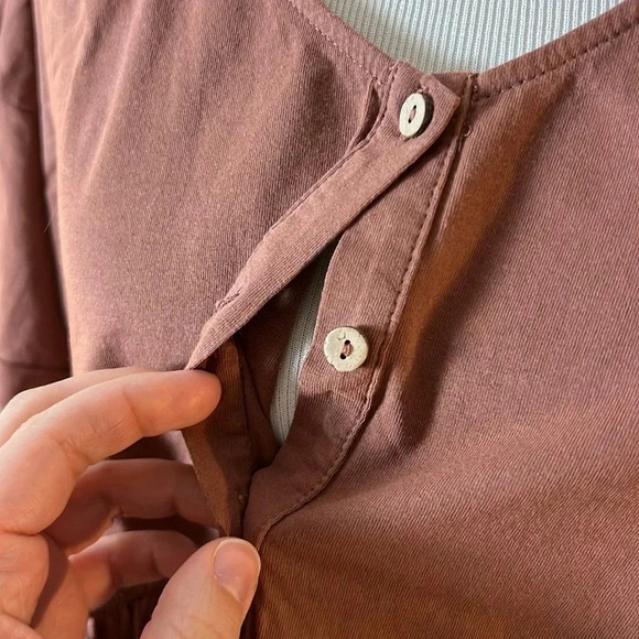 Wishlist | Babydoll Button Tee - Picture 3 of 6